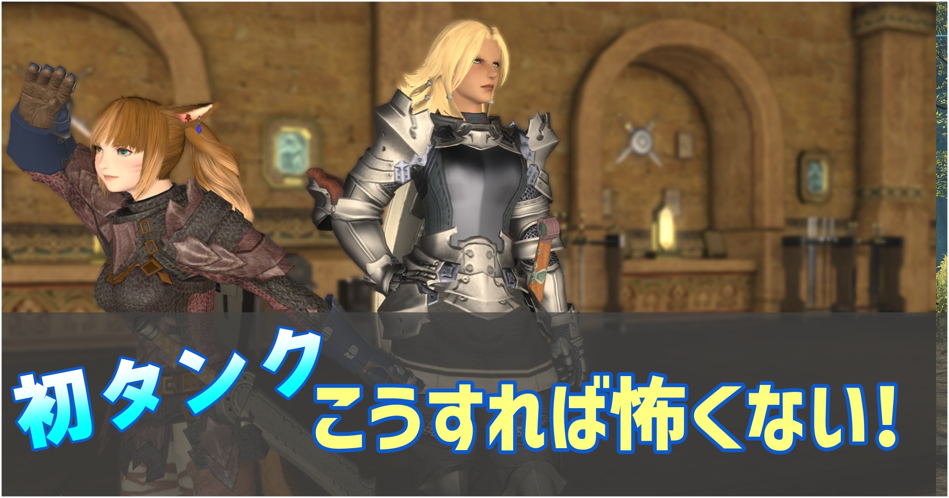 FF14のはじめてのタンクでも怖くない方法を紹介。