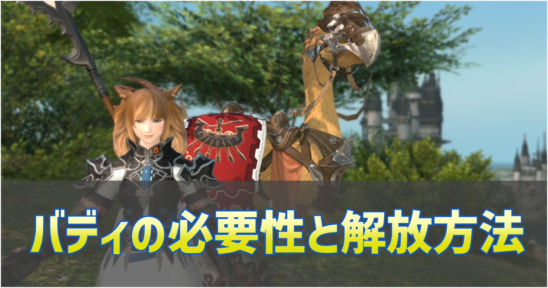 FF14のバディの必要性と解放方法