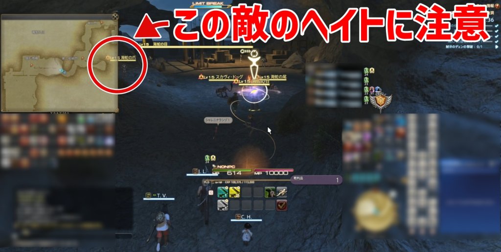 FF14の初心者タンクのサスタシャ攻略注意点の画像