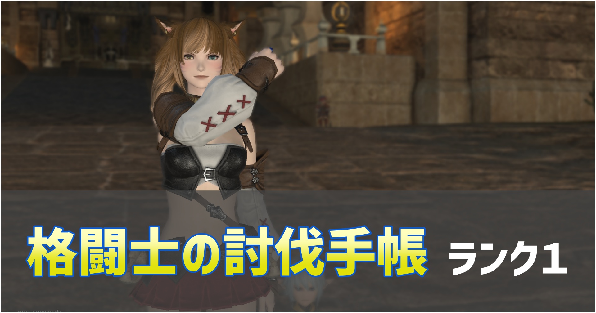 FF14の格闘士の討伐手帳ランク１のサムネイル画像