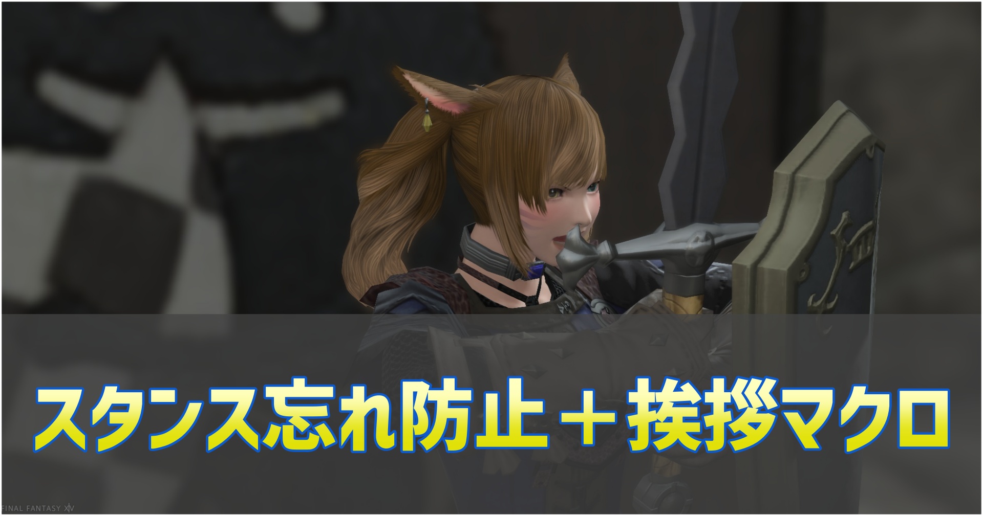 FF14のスタンス忘れ防止＆挨拶マクロのサムネイル画像